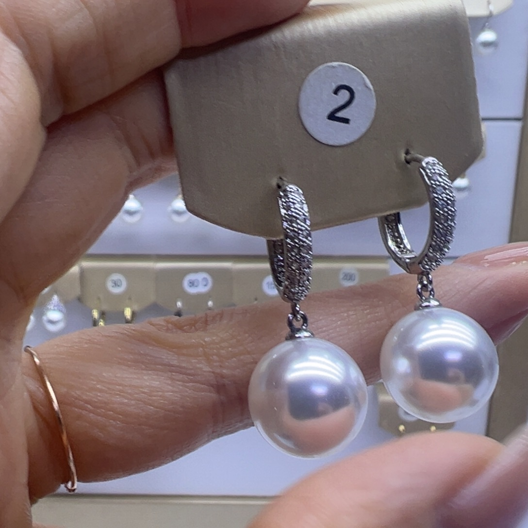 淡水珍珠未镶嵌耳饰