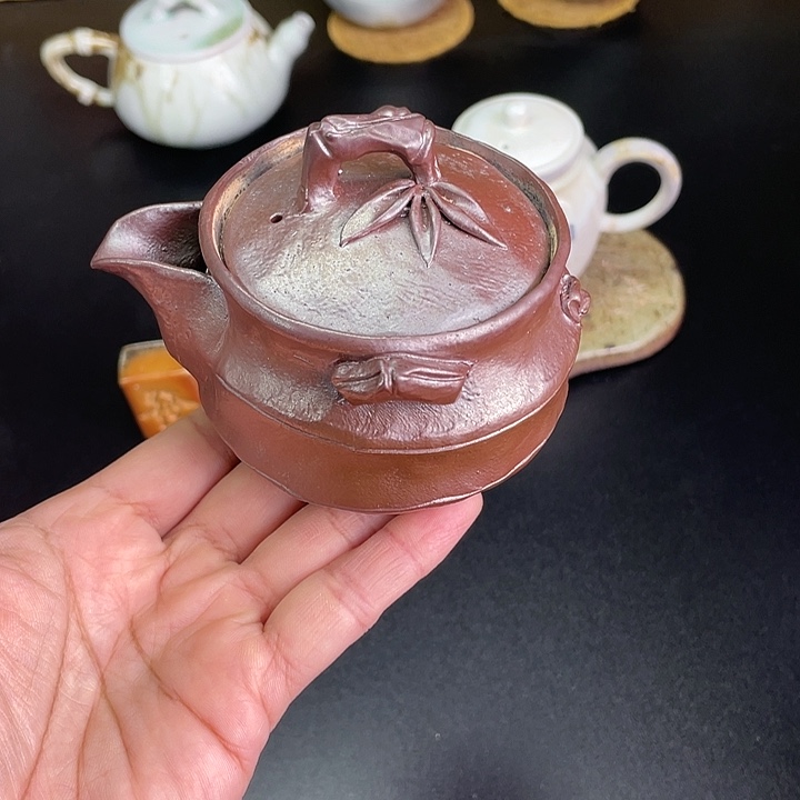 燃薪柴烧茶器竹节宝瓶