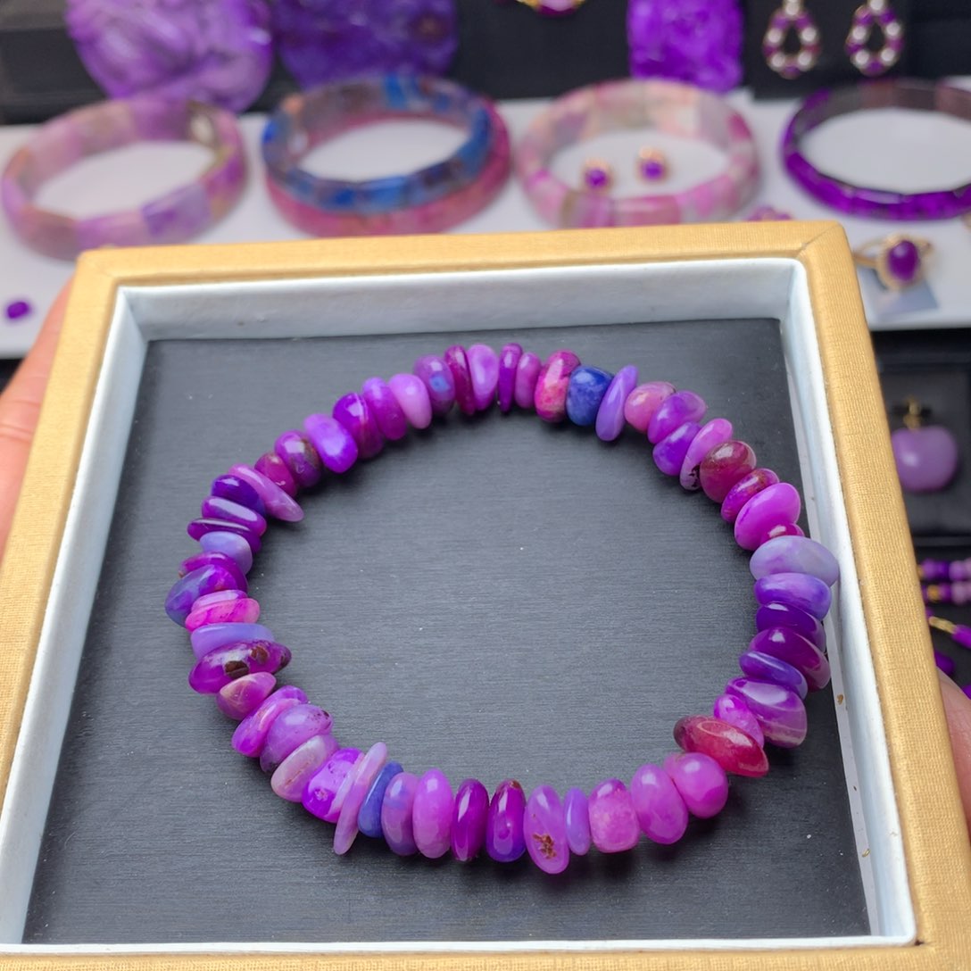 苏纪石（舒俱来）手链未镶嵌