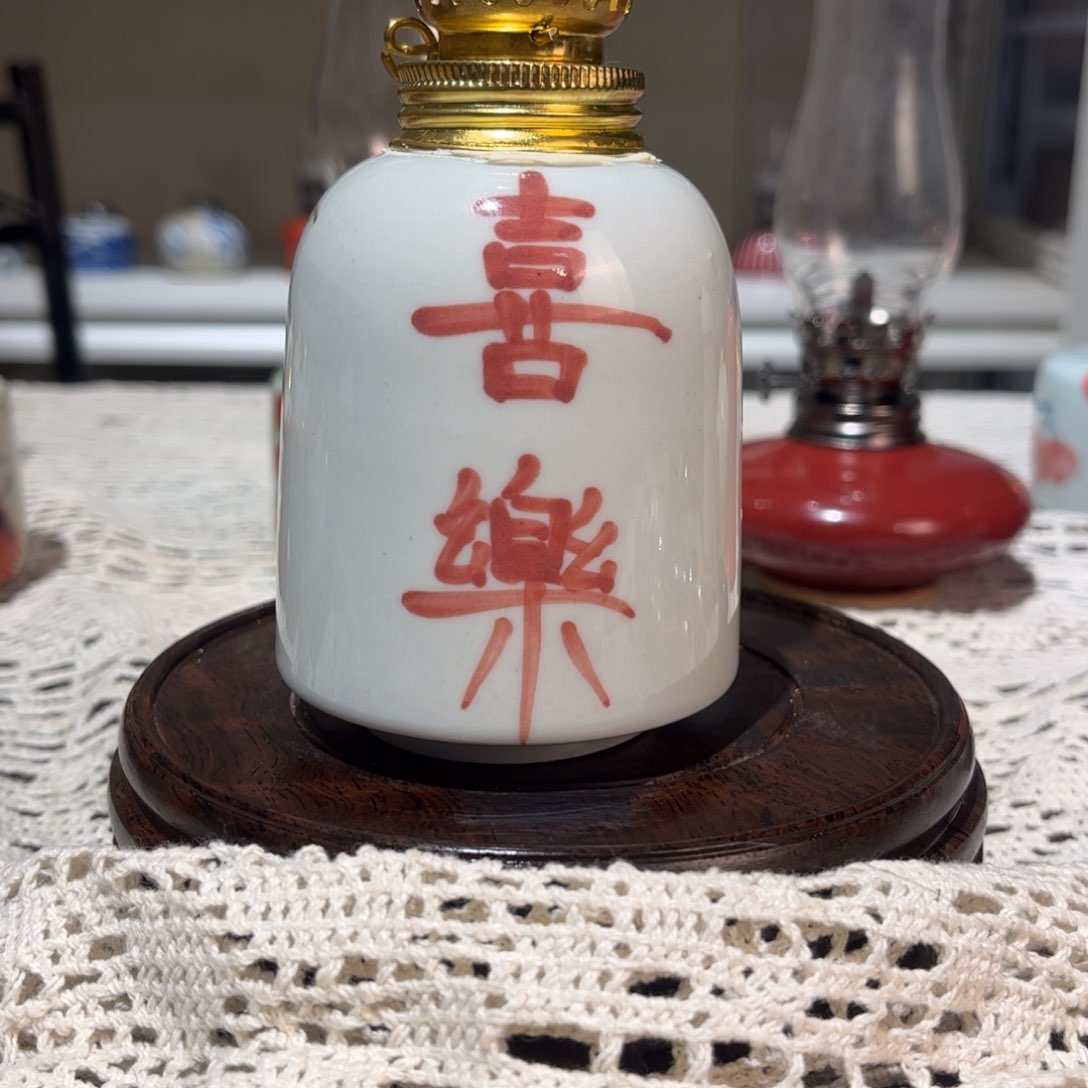 摆件景德镇陶瓷香薰灯