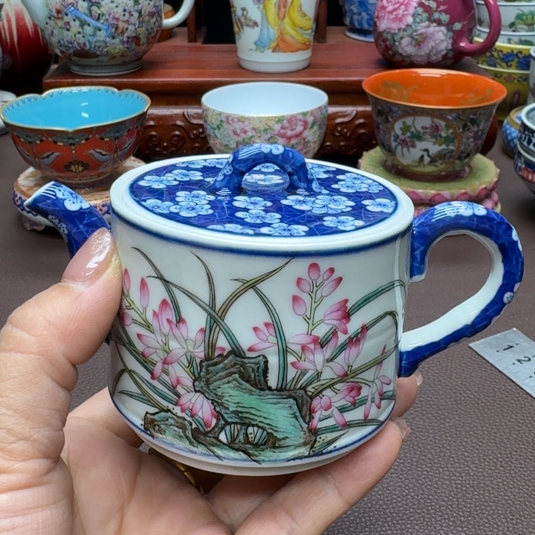 瓷片景德镇仿古手工制作精品展示