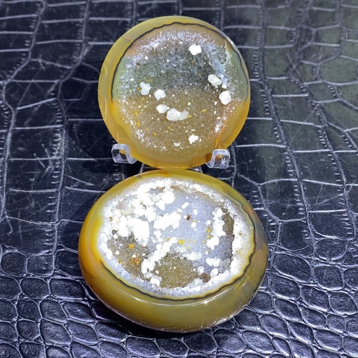 水晶福利迷你双拼聚宝盆未镶嵌