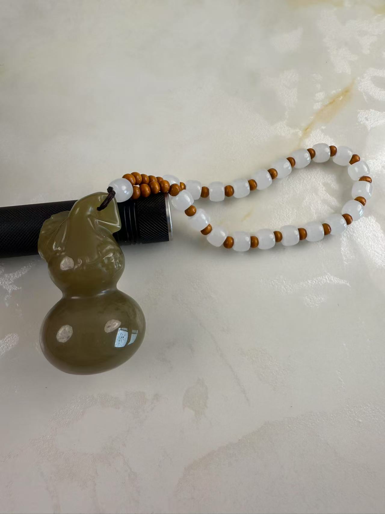 和田玉糖料手把1227