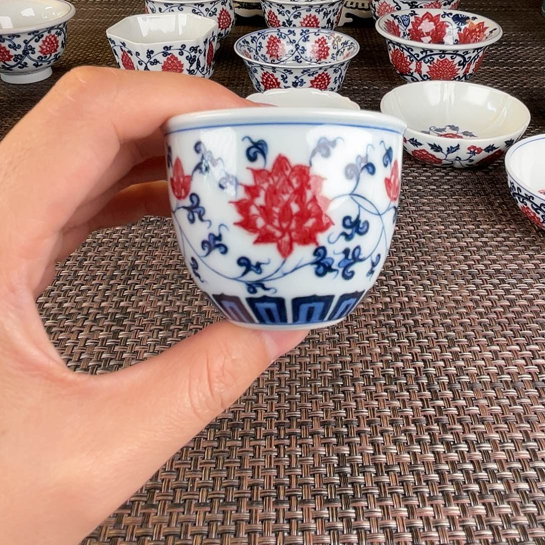 瓷片景德镇陶瓷杯子的