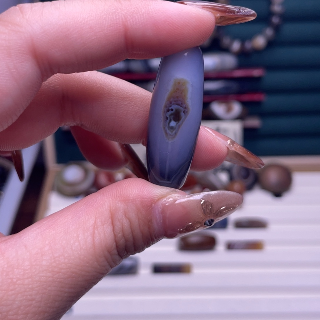 玉****玛瑙/玉髓合金颈饰