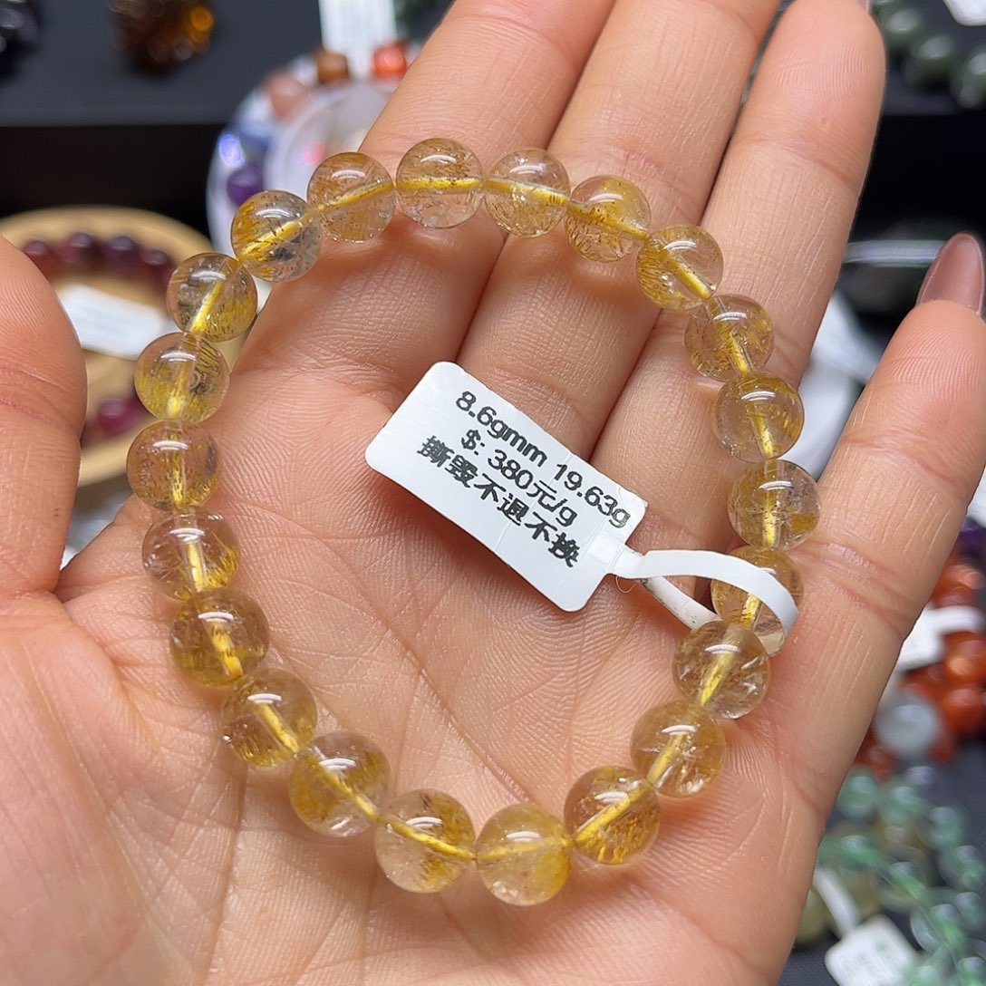 水晶手链未镶嵌手链