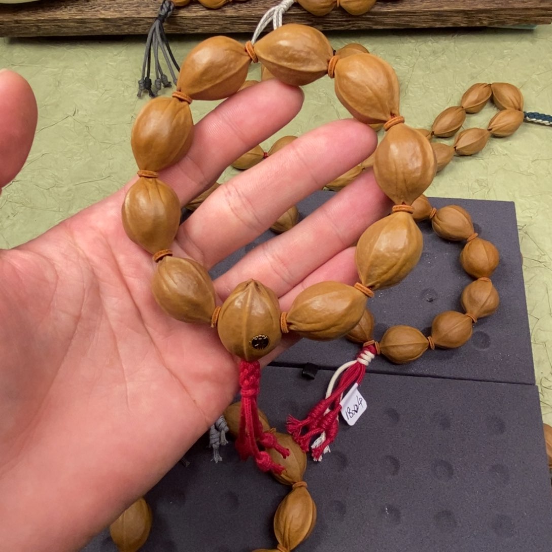 橄榄核手串/手链快**也梅林铁核1826三通带标