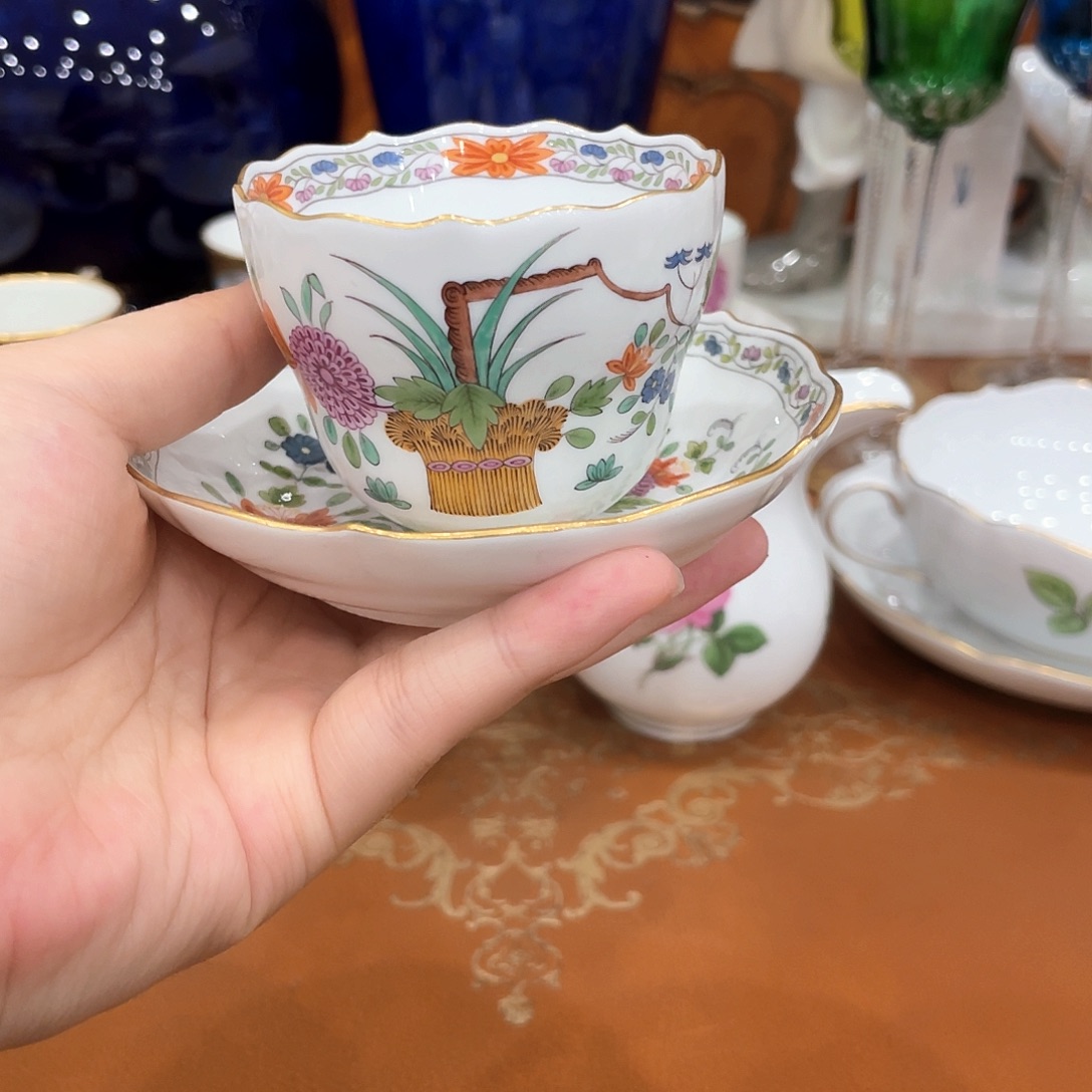 摆件中古一等摩卡杯