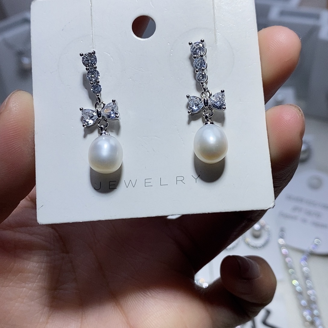 耳饰未镶嵌淡水珍珠