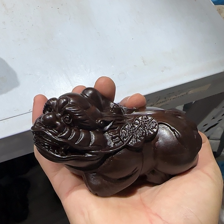 木黑檀木12貔貅一只