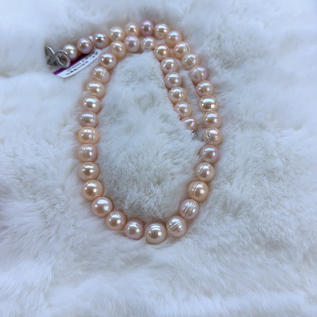 银S925镶嵌项链定制多样性发货发其一273淡水珍珠