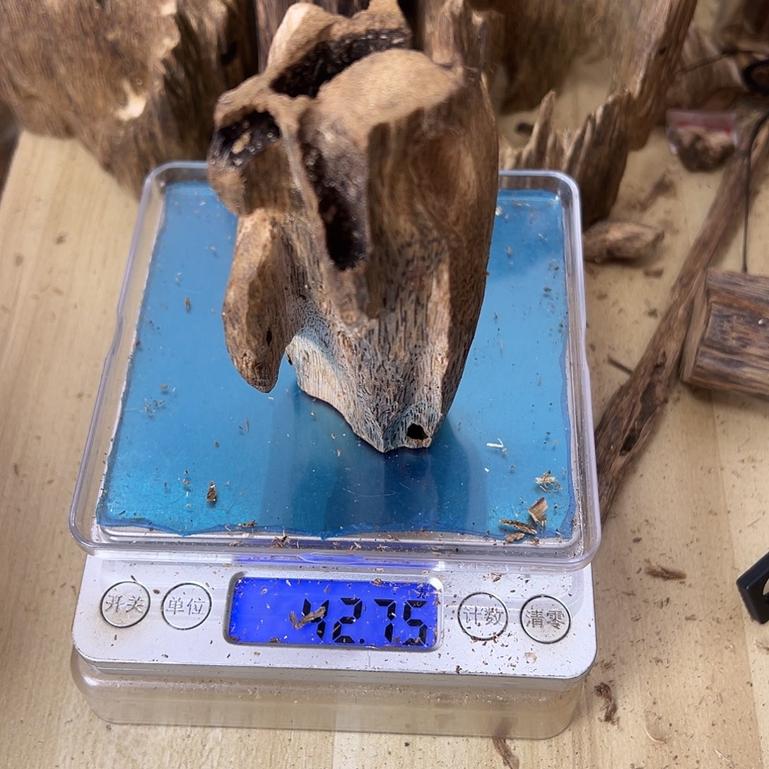 香料绿奇楠虫漏42克乌身