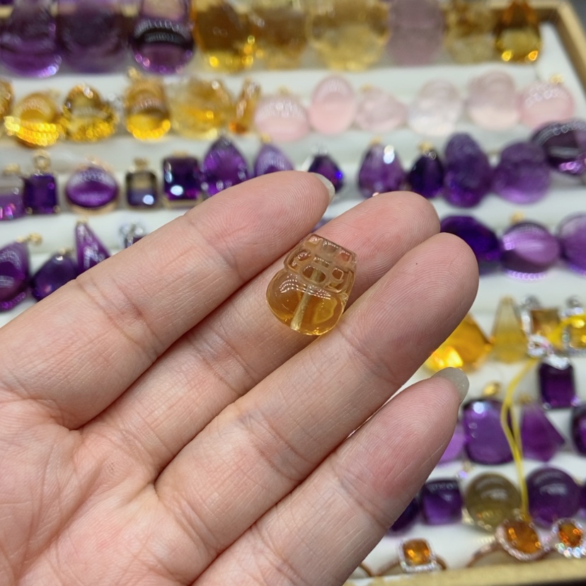 【闪购商品】水晶水晶手机坠未镶嵌