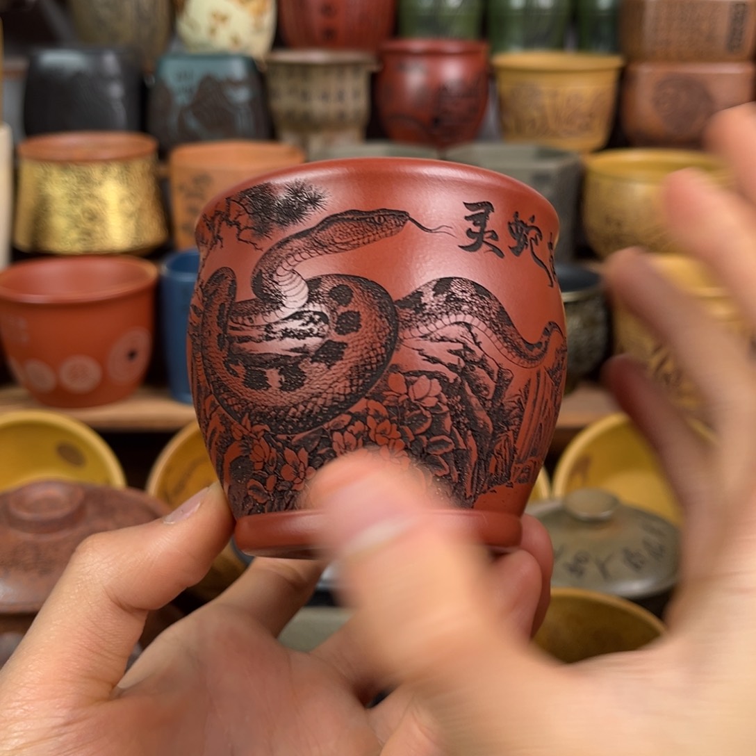 茶杯紫砂宜兴原矿紫砂杯茶具