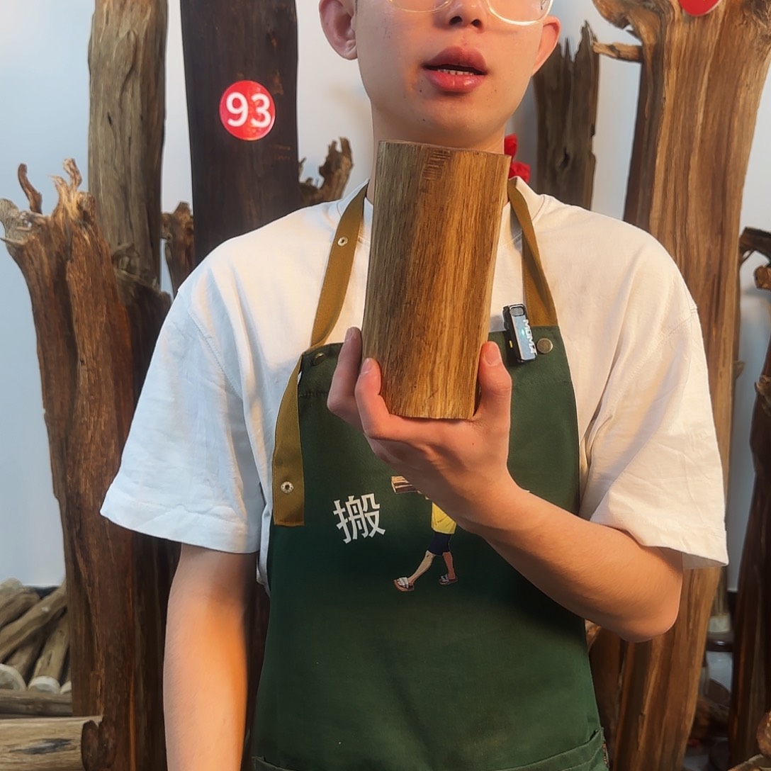 沉香摆件天然沉香原木摆件➕底座