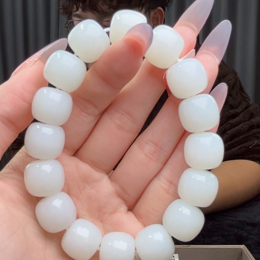 和田玉未镶嵌手链天然和田玉新疆且末天泰14