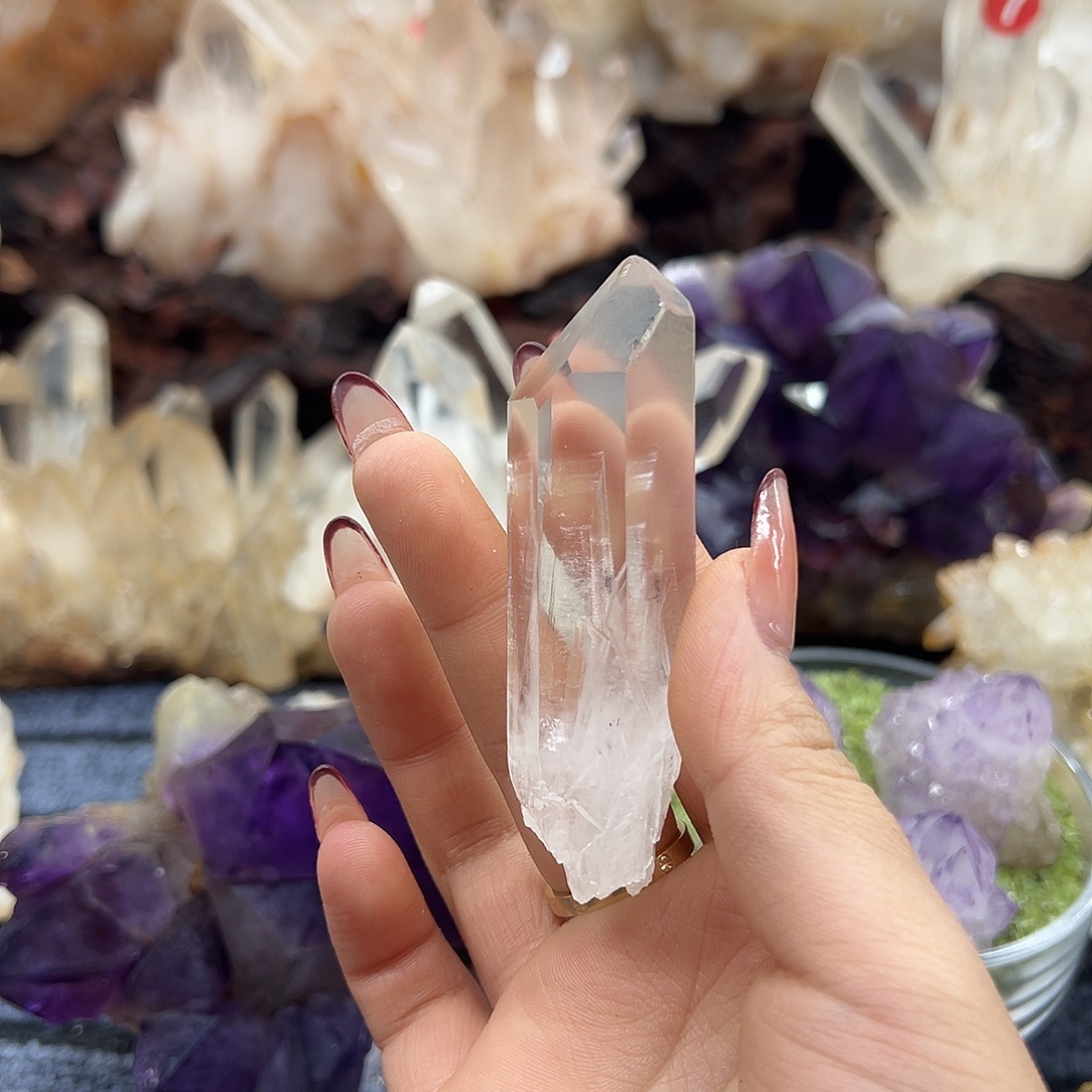 彭***、水晶珠宝半成品银S925镶嵌