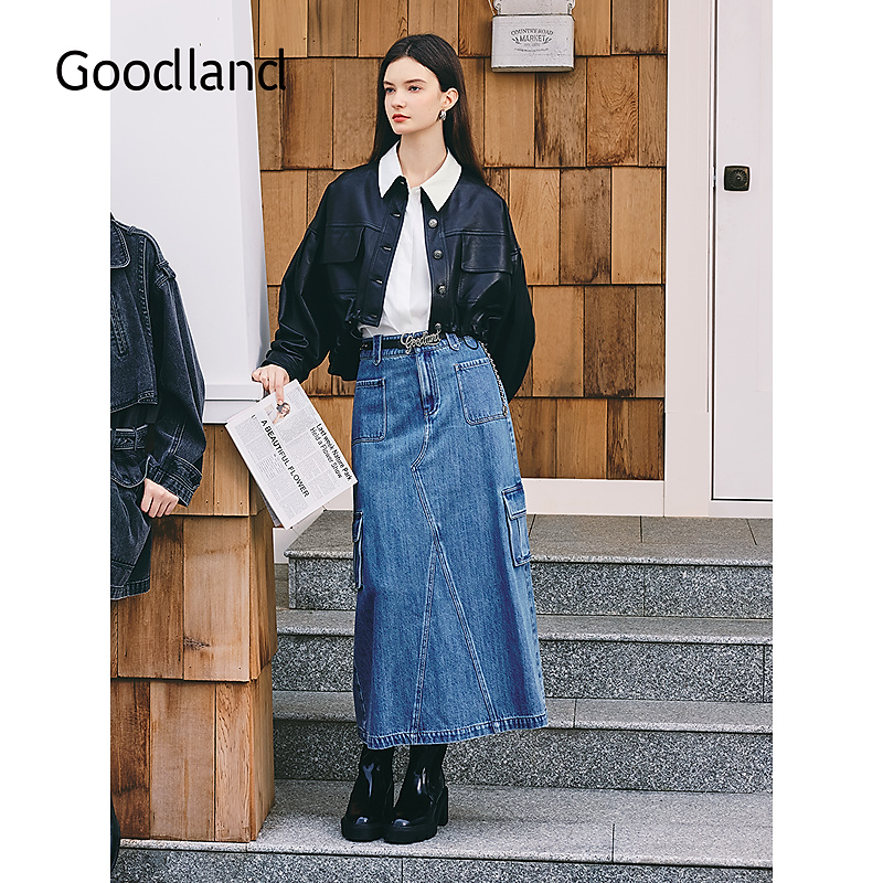 Goodland美地2025年秋季新款皮衣皮草LC35309020