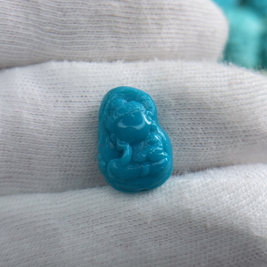 绿松石颈饰合金卡10.3-14.7-7