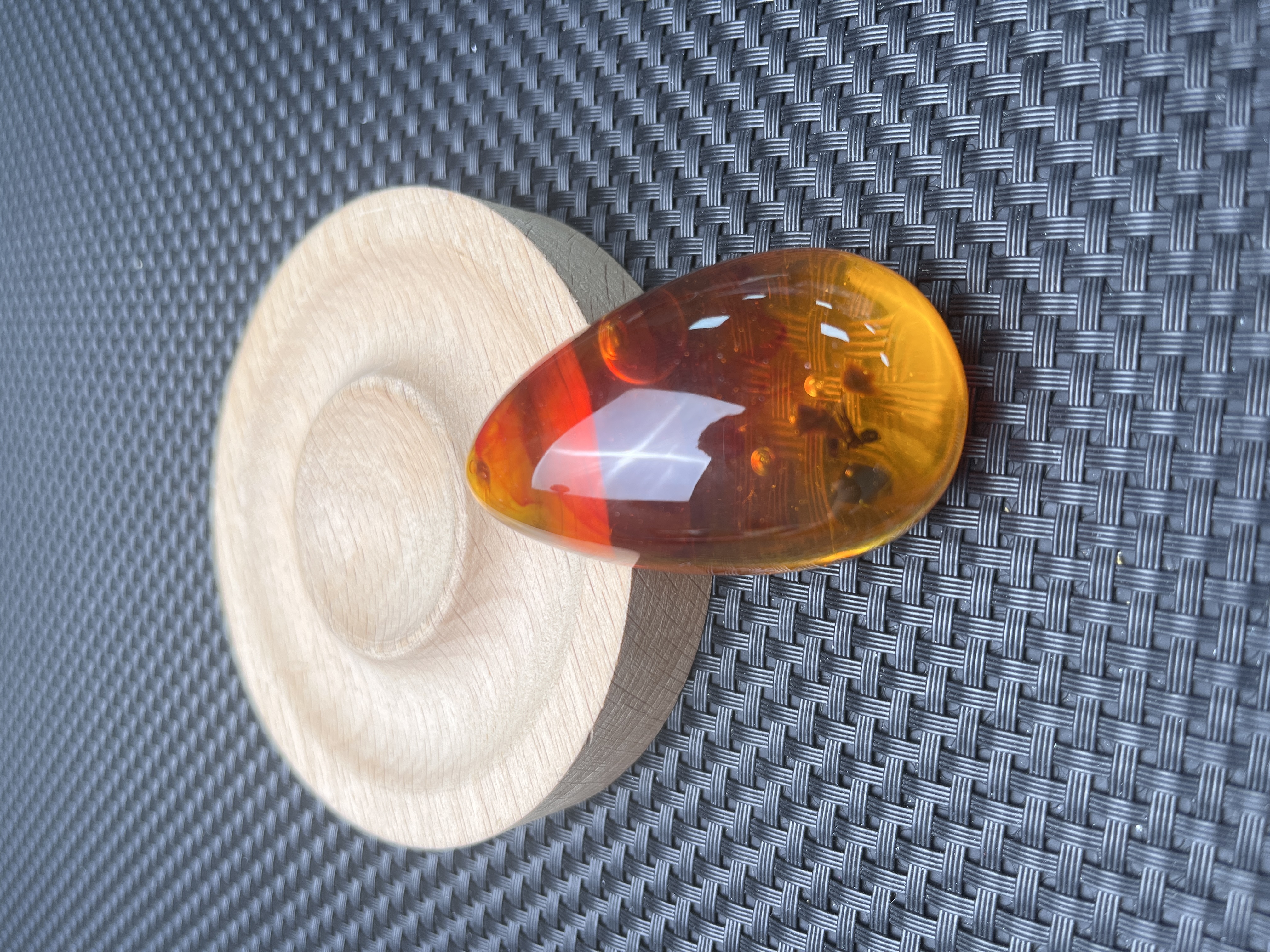 F115水胆珀吊坠时尚百搭女款