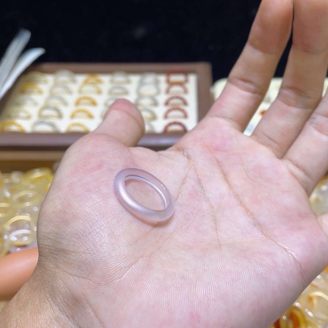 玛瑙/玉髓合金戒指41号港17