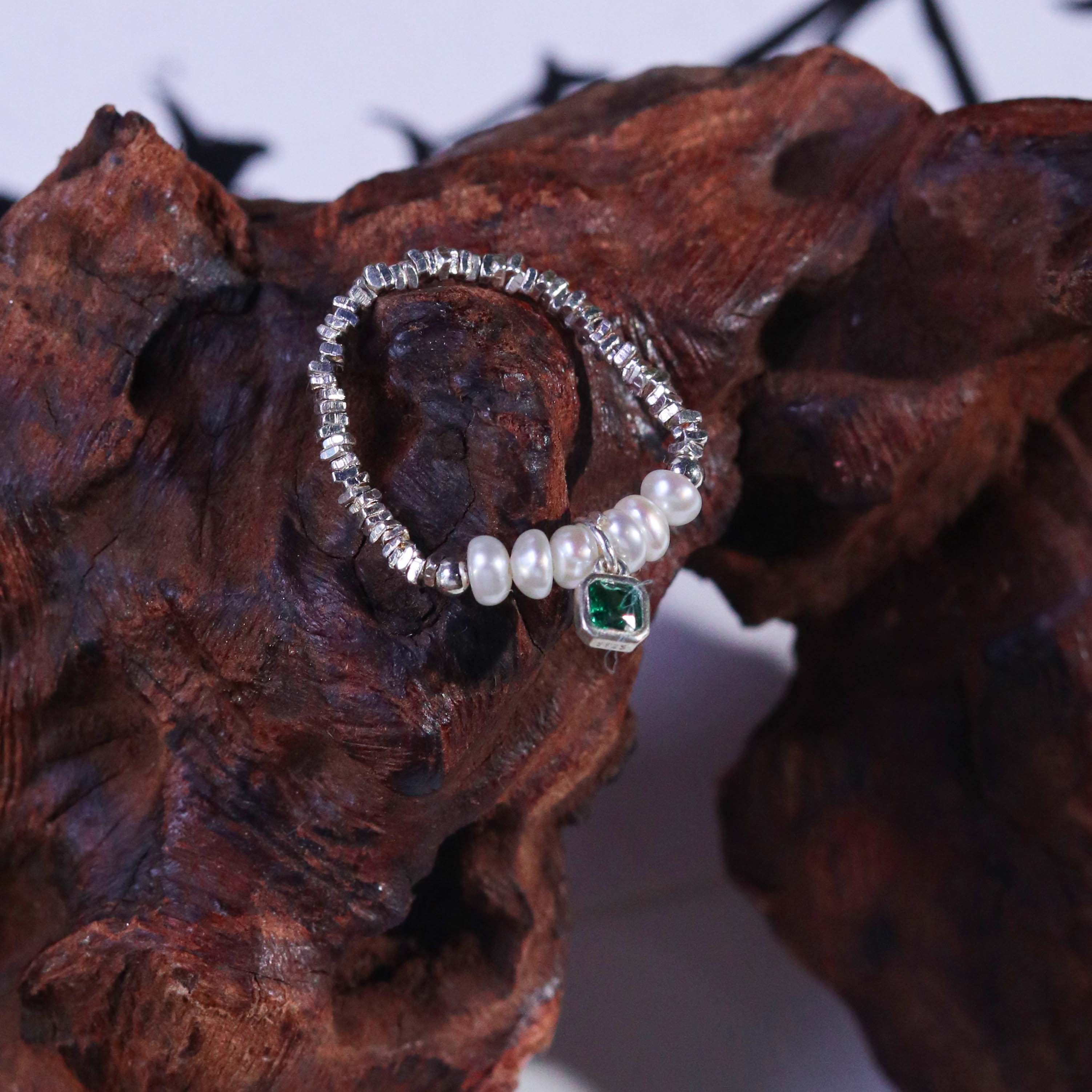 淡水珍珠戒指 Q29 多样性发颜色微差 发货件数一