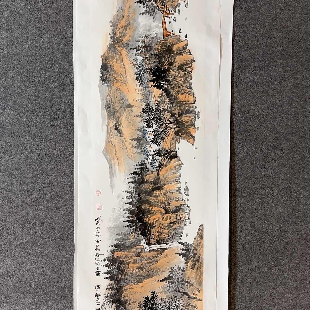 国画杜浩老师手绘作品