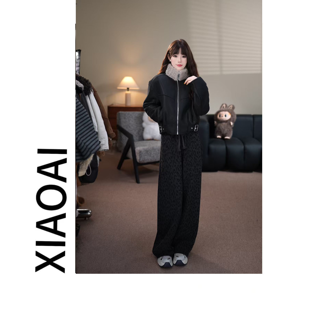 XIAOAI 2025秋冬新款高定时尚显瘦羊毛外套BN25948