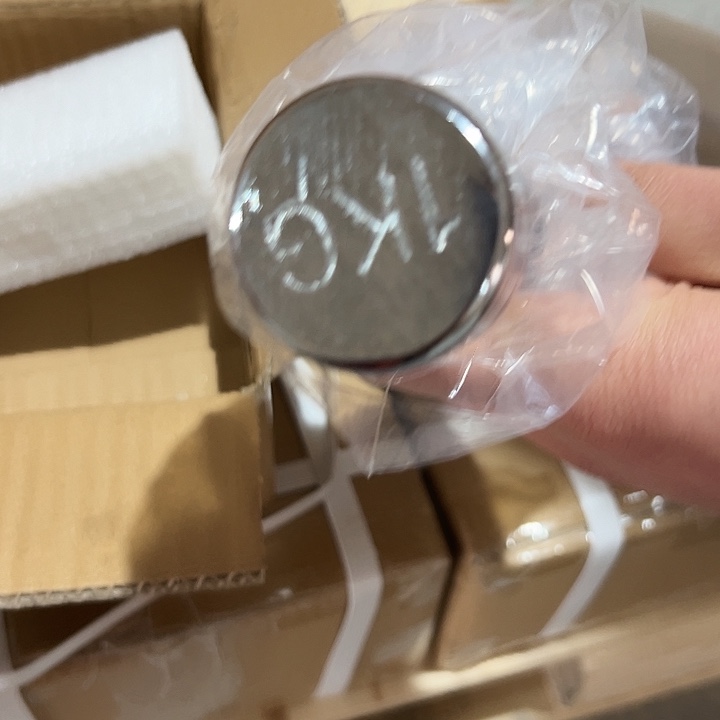 全新电镀纯钢小哑铃1公斤一对