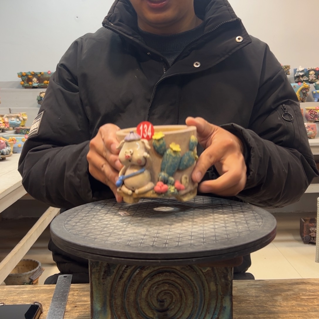 陶瓷134 号新年福利陶然花盆