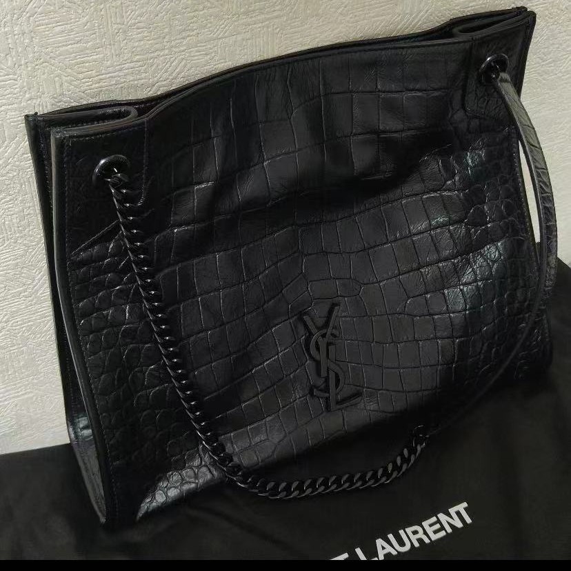 99新 YSL/圣罗兰 包展专属YSL黑色shopping bag