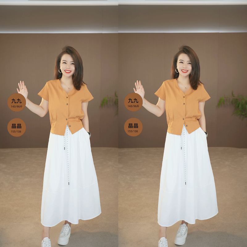 九九小个子定制夏季新薄款显瘦减龄短款时尚气质开衫 退货6元补贴