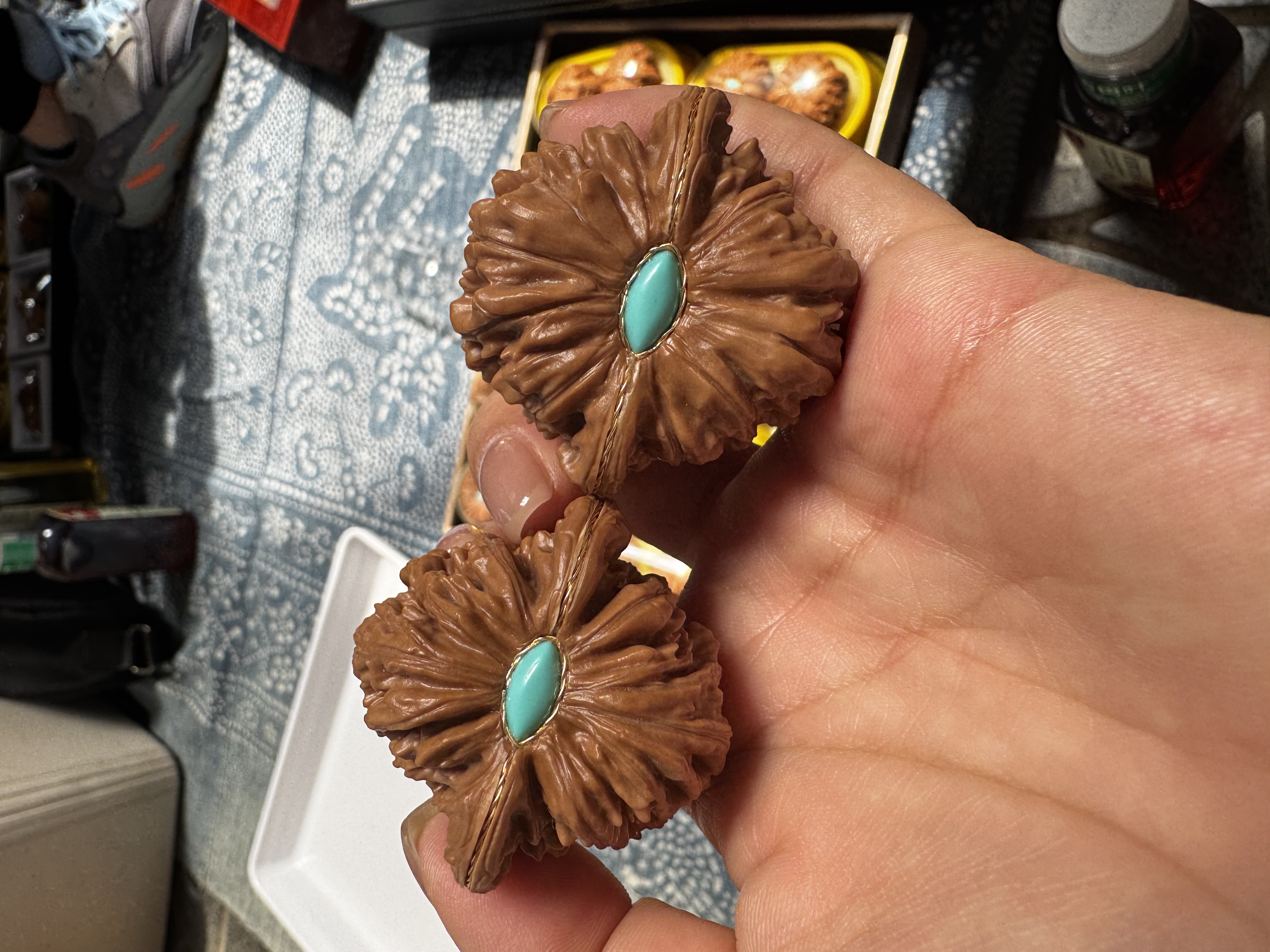 47左右四座楼定制款镶嵌核桃L