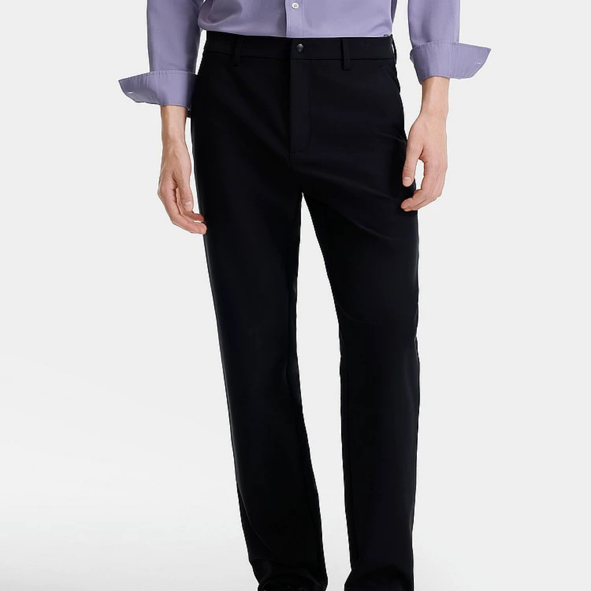 【韩国功能面料】比音勒芬2025秋季新款男直筒商务休闲裤 0706