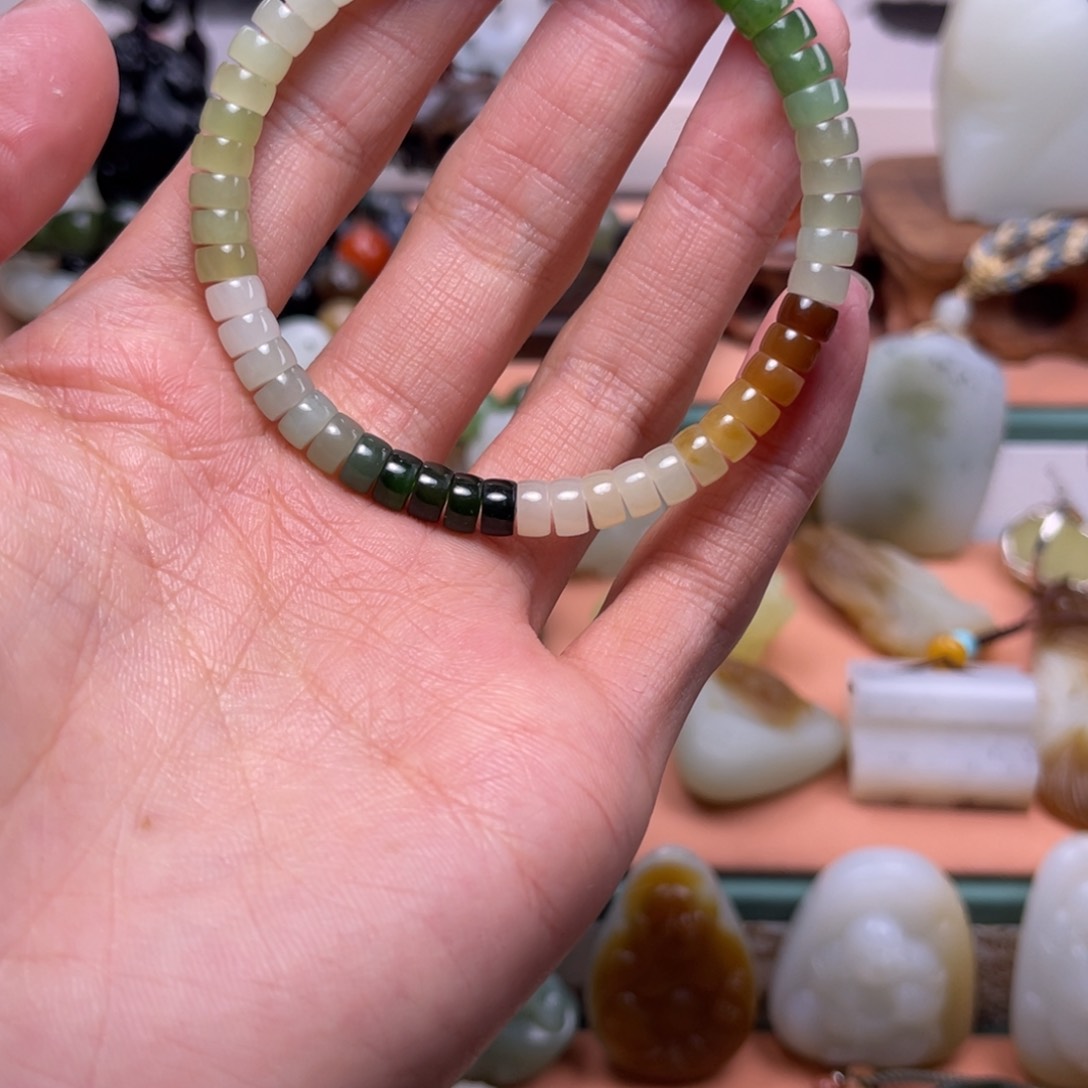 和田玉手链未镶嵌