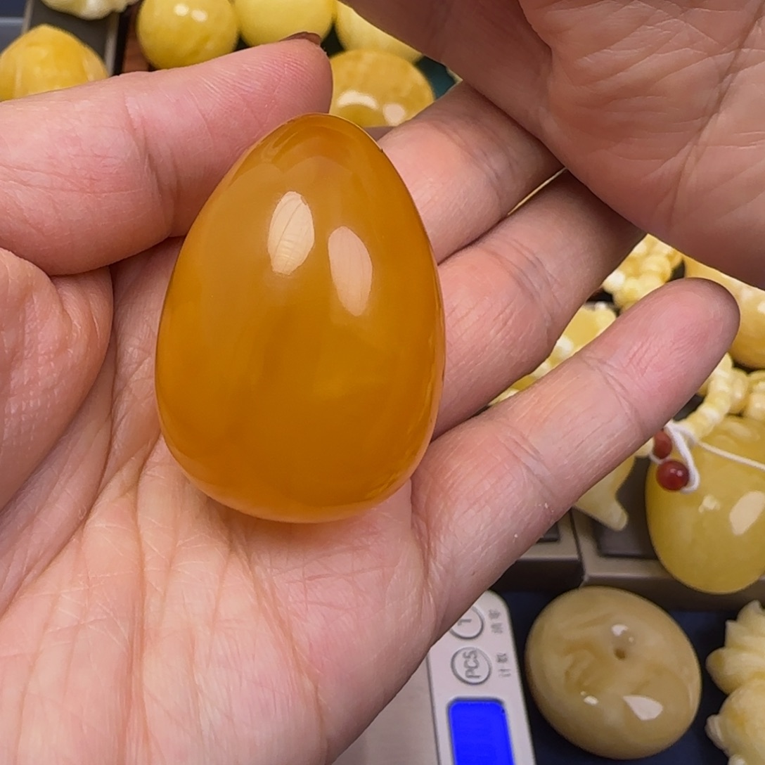 蜜蜡颈饰未镶嵌天然蜜蜡