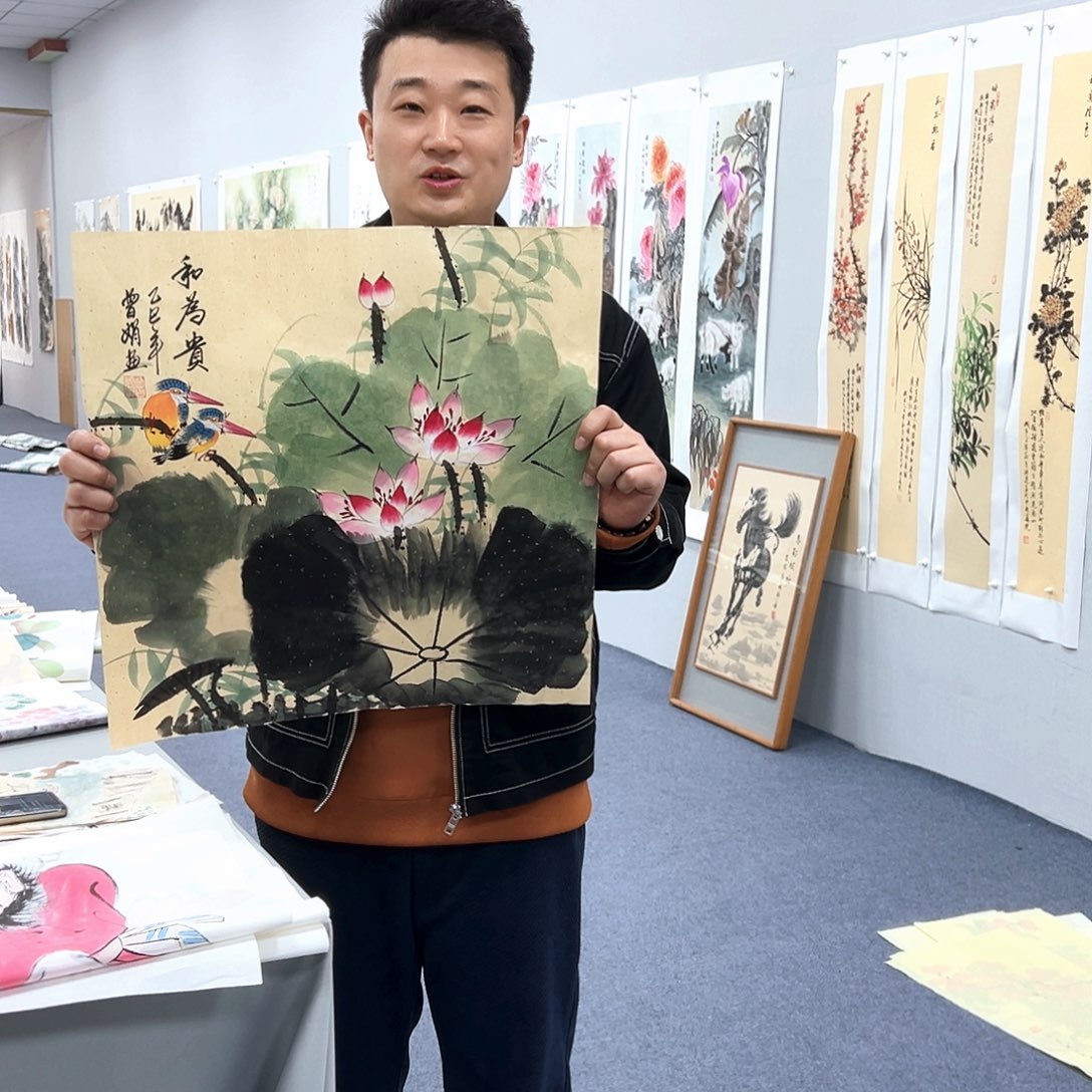 国画国画作品宣纸纯手绘