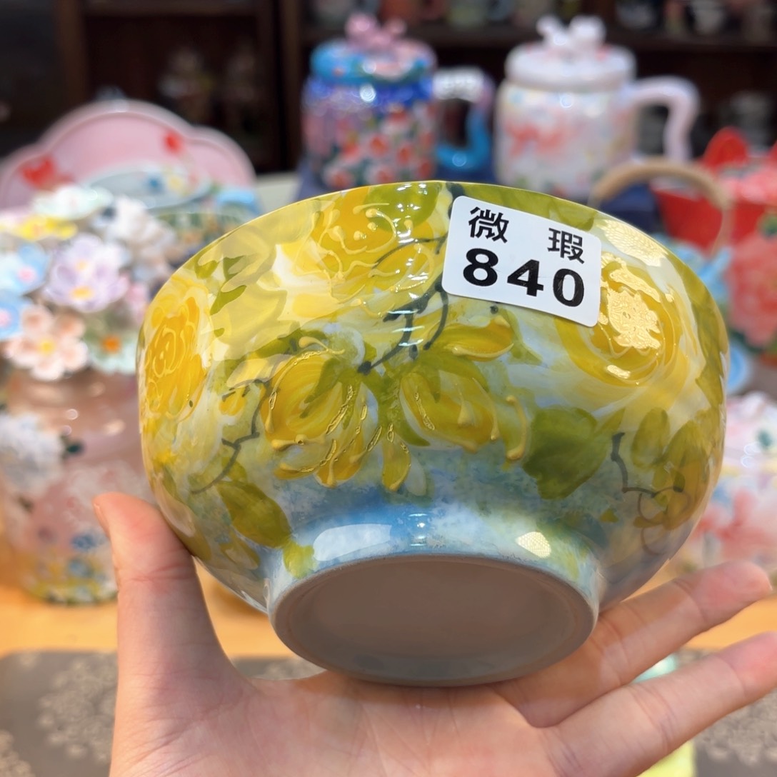 景德镇手绘高温釉下彩陶瓷茶具