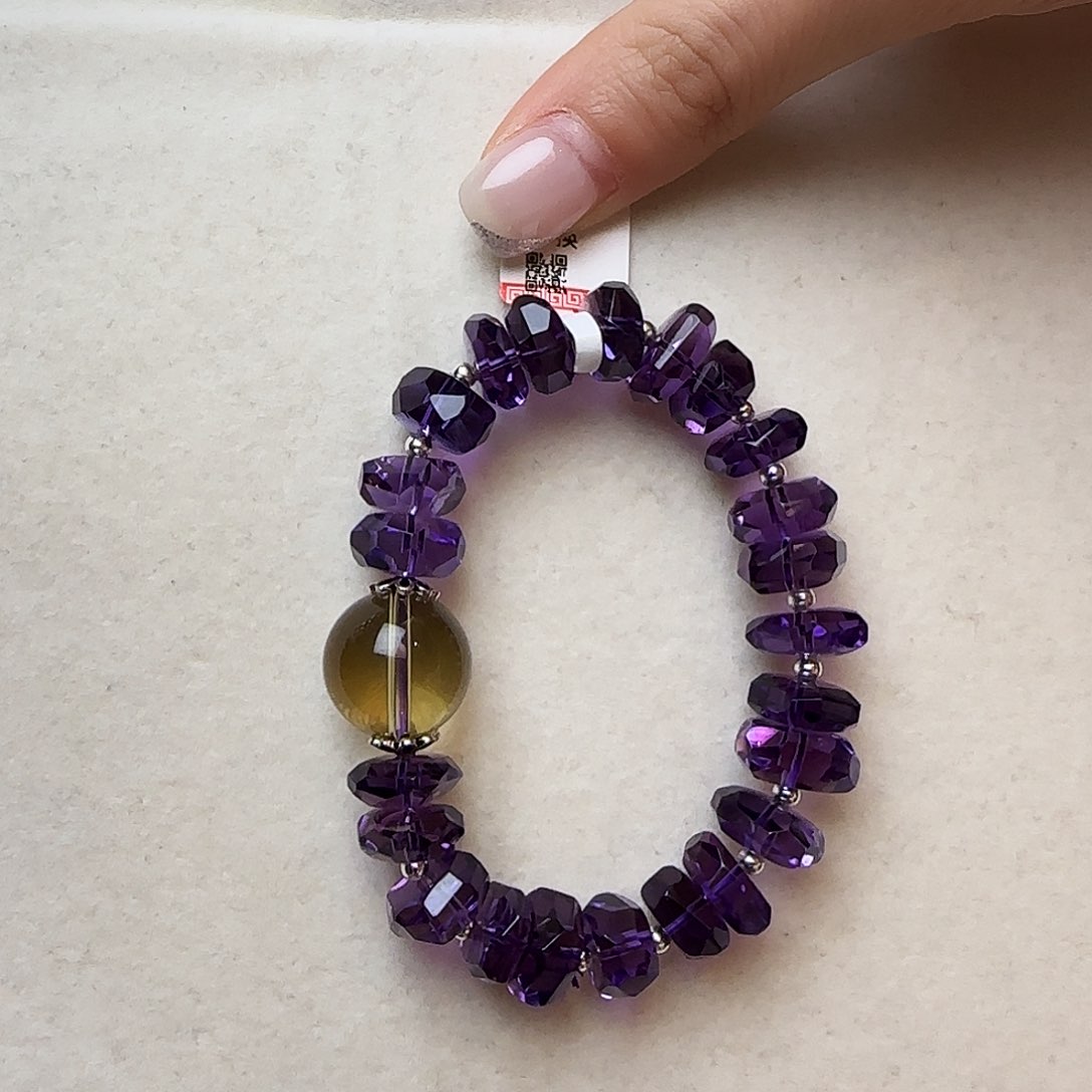 水晶手链未镶嵌小*姜大气上档次