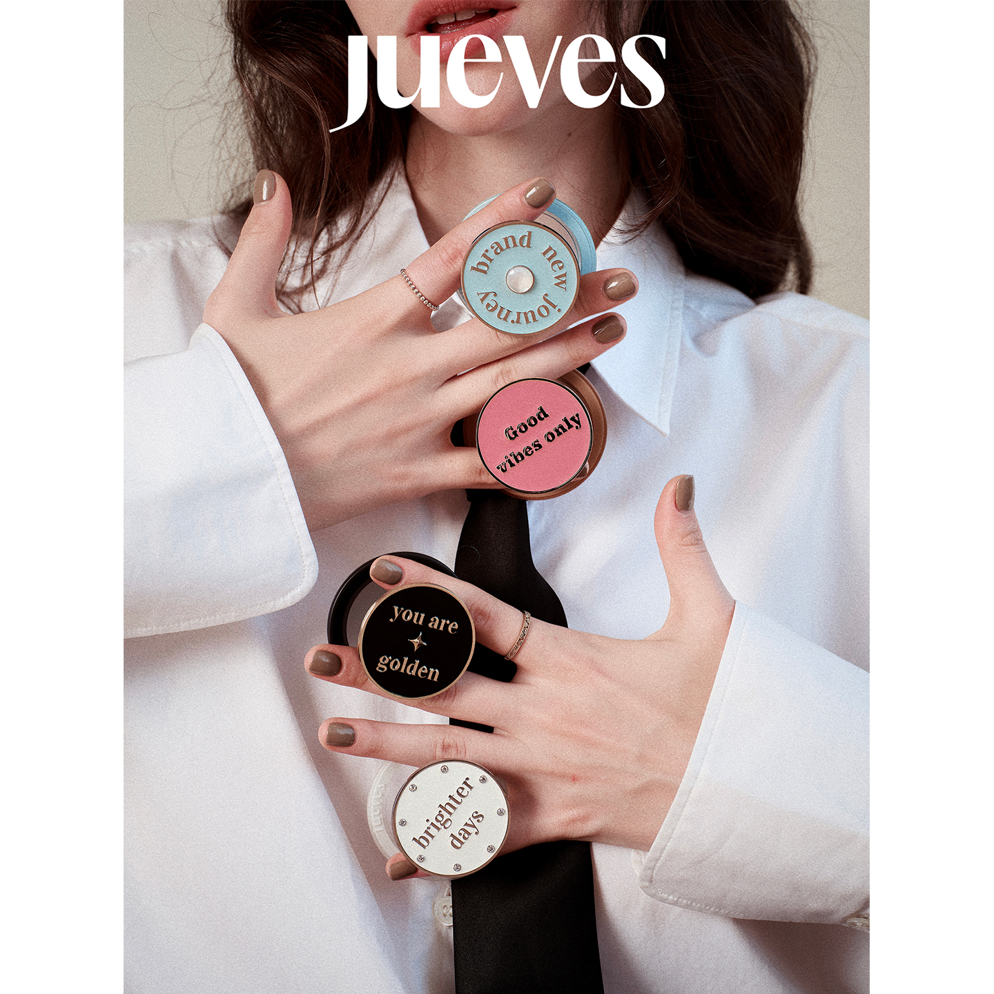 JUEVES星期四“心动寓意”系列原创设计新款小众磁吸支架可伸缩