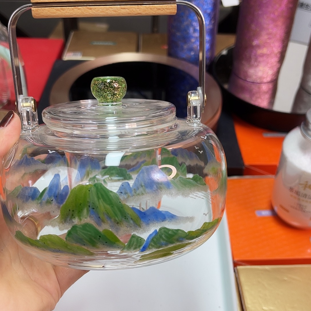 ****生物肆青山绿水提梁壶
