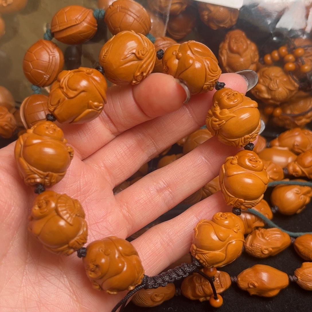 用***8橄榄核手串米勒串