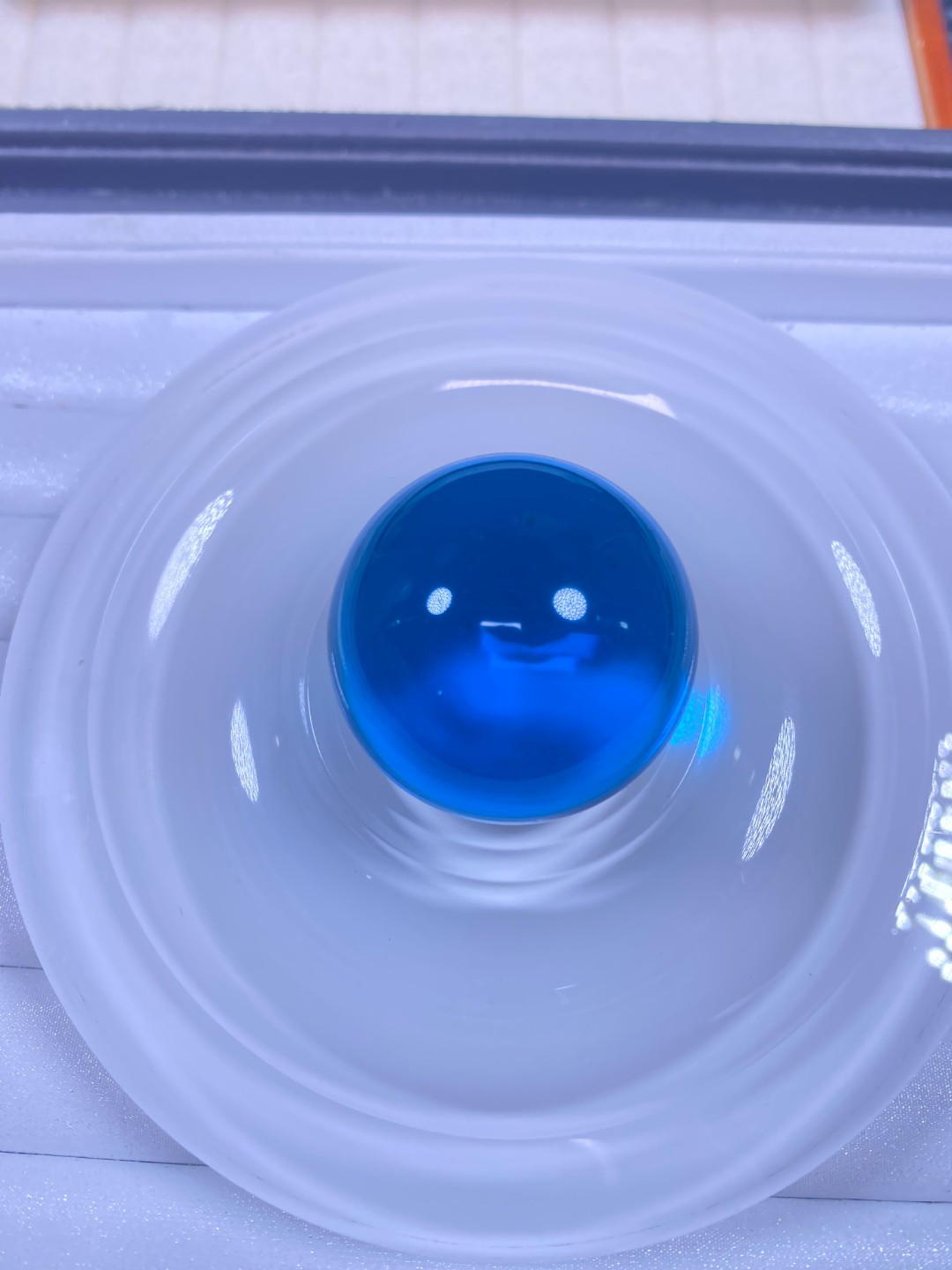 蓝色40mm圆球发一个L82
