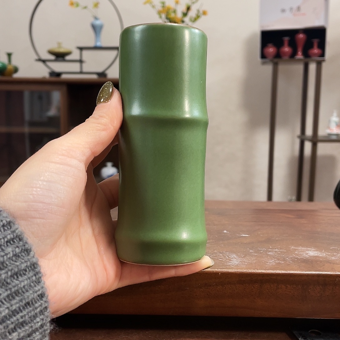 瓷片陶瓷艺术小花瓶