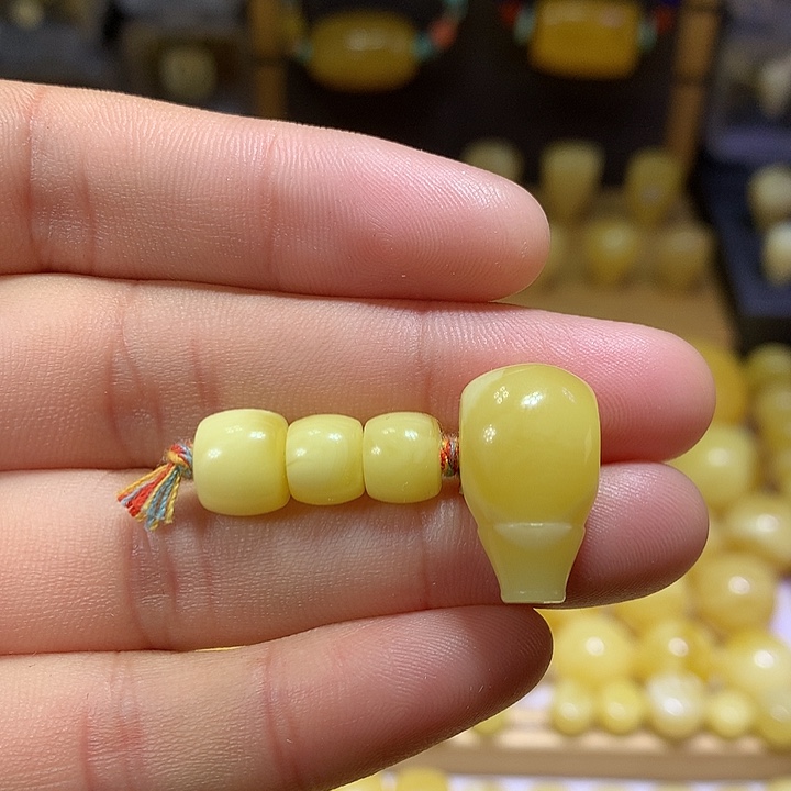 蜜蜡未镶嵌裸石天然俄料白花蜜蜡直切套装8-11.6左右