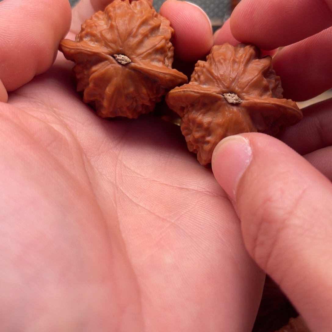 张***民吊坠文玩核桃瓷娃娃