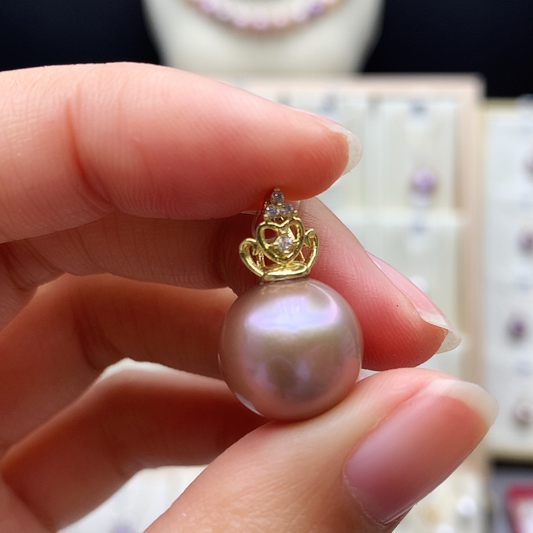 合金淡水珍珠颈饰