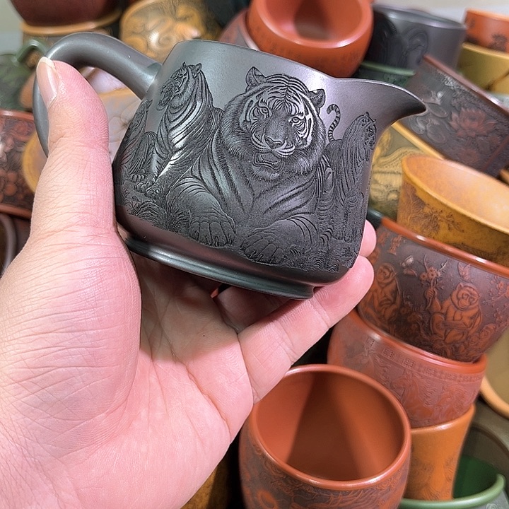 茶杯紫砂全手工紫砂主人杯