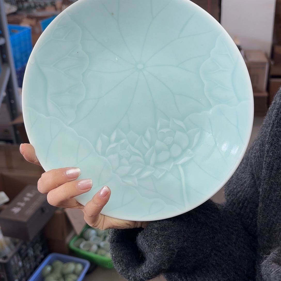 龙泉云间青瓷小米茶器