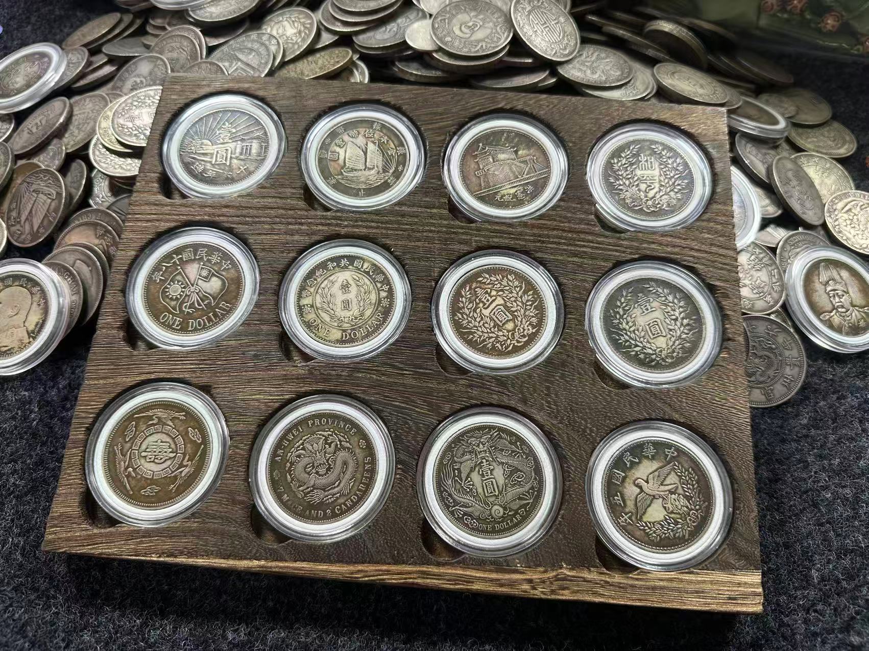 非金属工艺品银元（个人拆）高银仿古工艺银元袋子（把玩收藏）